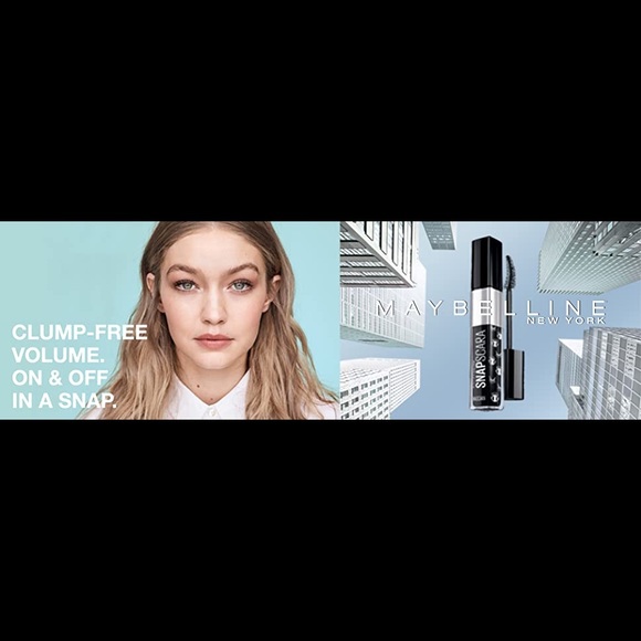 Maybelline New York Snapscara Washable Mascara Smooth Clump-Free 3 Colors - Picture 2 of 8